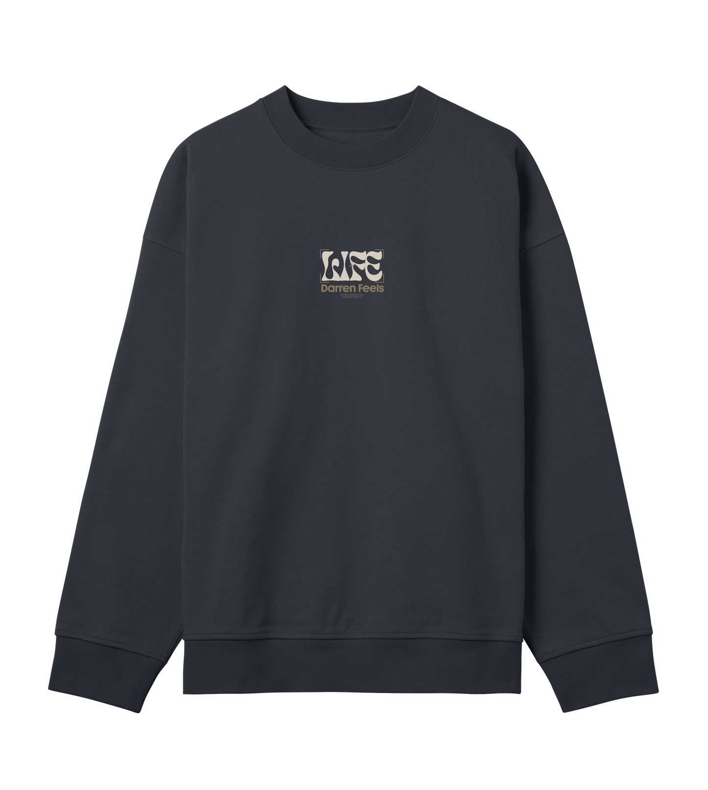 LIFE / WAVE - Boxy Sweatshirt