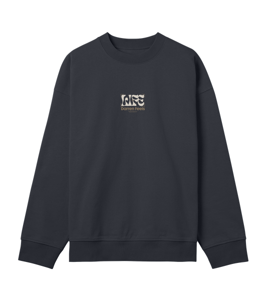 LIFE / WAVE - Boxy Sweatshirt